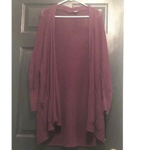 Plum Purple express cardigan